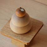 木の鏡餅　箱付き　中サイズ　かおりばあばさま　用