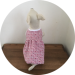 犬服* 小花柄のワンピース わんこ服*