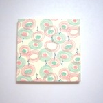 【ご予約品】北欧サークルフラワーのファブリックパネル