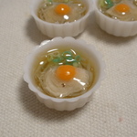 月見そば☆樹脂粘土　ミニチュアフード