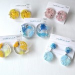 【お得なセット】色を楽しむ！レジンピアス5点