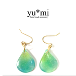 しずく*ピアス/イヤリング (グリーン)