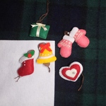 <フェルト>クリスマスのオーナメント③