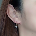 クリスマス2019   願いが叶う  ハーキマーダイヤモンド水晶  ピアス/イヤリング