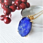 【限定数のみ・M】星月夜　プラネタリウム　ラピスラズリ　カボション　約40cm　14kgfネックレス 