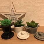 ミニポット　3点セット　多肉植物　観葉植物　北欧　ブルックリン　インテリア