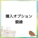 購入オプション 額縁