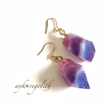 ★new★宝石石鹸ピアス