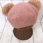 ＊受注生産＊もこもこくま耳ベレー帽