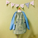 新作！名入れ刺繍可能！男の子スモック メガネとカメラとコーヒーと　110cm