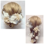 ヘッドドレス★ウエディング★ナチュラル★ガーデン★結婚式★花嫁★卒業式★ヘアアクセサリー★ヘッドパーツ★マタニティフォト★成人式