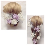 ヘッドドレス★ウエディング★ナチュラル★ガーデン★結婚式★花嫁★卒業式★ヘアアクセサリー★ヘッドパーツ★マタニティフォト★成人式