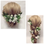 ヘッドドレス★ウエディング★ナチュラル★ガーデン★結婚式★花嫁★卒業式★ヘアアクセサリー★ヘッドパーツ★マタニティフォト★成人式