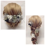 ヘッドドレス★ウエディング★ナチュラル★ガーデン★結婚式★花嫁★卒業式★ヘアアクセサリー★ヘッドパーツ★マタニティフォト★成人式