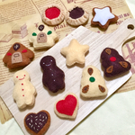 フェルト ままごと クリスマス クッキー  ① 送料無料