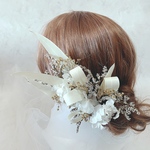 ［再販］髪飾り〜natural botanical〜結婚式 ウェディング ヘッドドレス 前撮り 成人式前撮り ドライフラワー