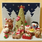 サンタさん！早く来ないかな～？クリスマス♪ちょこっと飾り