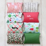 クリスマスバージョン・Pillow Box(プレゼント用・ラッピング用ＢＯＸ）