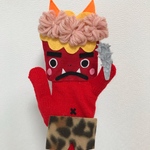 受注販売♡手袋シアター♡鬼のパンツ