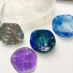 隕石・惑星型シリコンモールド・レジン型・ＵＶ－ＬＥＤレジン液使用可！／型番436ーＬ