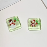  送料無料！水色の宝石ピアス