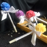 再販フラワーペン２本セット【結婚式のペン】ゲストブック記帳用ブライダルお洒落可愛い花ペン新色   