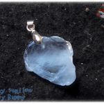 📜 12800円 ⇒ 7800円 大特価♪ ” フェンリルの宝石 ” 単結晶 マダガスカル産 セレスタイト ネックレス ペンダント 天青石 celestite No.3546