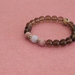◆*不安を取り除く--smoky quartz…◆　天然石ブレスレット