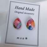 新作✳︎さざれ石♡レジンピアス✳︎