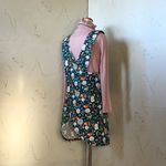 ブルーグリーン・オックス　動物の森　まあるくクロスプルオーバーエプロン　85