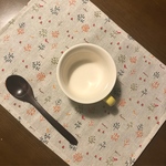 北欧風 木と小鳥のランチョンマット