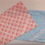 ランチョンマット 　いちご柄×リボン柄　2枚組　 