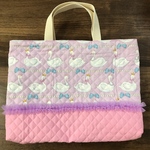 ★SALE★かわいい白鳥のレッスンバッグ★パープル★女の子★