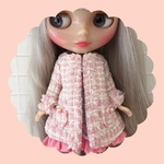 ツイードコート♡pink