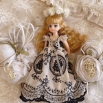 リカちゃん　ブライス　22cmドール 服 ドレス　no76