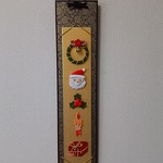 ちりめん  和のクリスマス   緞子短冊掛け付き