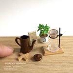 ミニチュアのカフェセット