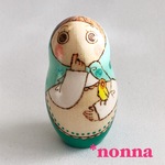 ミニマトリョーシカ（コザクラインコ・イエロー）