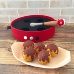受注製作：たこ焼きセット☆ フェルト ままごと