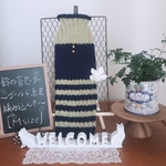 猫ちゃん用 WOOL100%手編みセーター