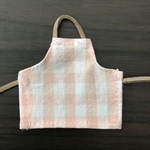 オビツ11 エプロン  桜色チェック