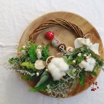 【送料無料】　クリスマスリース　ギフト　