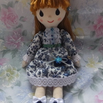 ご予約品　小さなドール～青バラちゃん～　＜送料込み＞