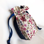 小さなきんちゃくポーチ★花柄★コスメポーチ