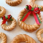  Xmas本物パン☆大リース
