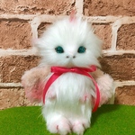 ちびドラちゃん ピンク×緑 ドラゴン 幻獣 ぬいぐるみ