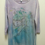 ＊一点もの＊手染め手描きのTシャツ】オフィーリア