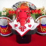 ちりめん細工の迎春飾り《送料込》