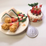 盛り付けはご自由に！クリスマスセット　ケーキ　サンドイッチ 　フライドチキン