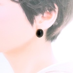感謝価格♡アンティークブラックピアス